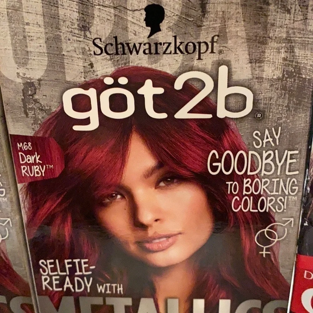 Schwartzkopf Got2b Metallics Hair Dye Bundle Hair Accessories Elastics